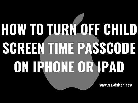 How to Turn Off Child Screen Time Passcode on iPhone or iPad