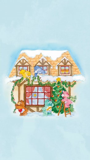 Sending everyone happy holiday ✨wishes✨ filled with hugs and cuddles! Have a Beary Merry Christmas! | Care Bears