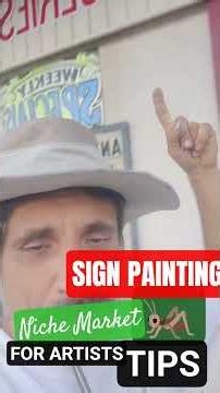 Artist Tips for Painting Signs