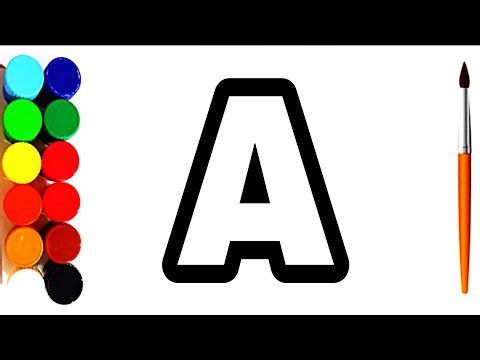 ABC Alphabets Drawing, Painting and Coloring for Kids | How to draw Abc | Abcd for Kids #abcd #abc