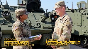 1.3K views · 41 reactions | Army Chief of Staff Gen. James McConville shared why he joined the Army, his advice to young Soldiers, and some of the quality of life initiatives during an interview given while he visited Fort Stewart. | 3rd Infantry Division | Facebook