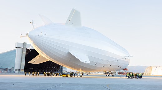 Massive electric airship prototype to take flight over Bay Area skies as it undergoes testing
