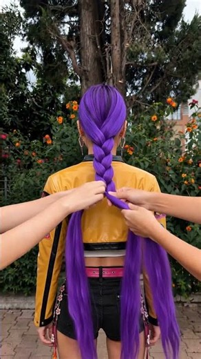 Rumi's Most Satisfying Braid! ✨💇‍♀️ #kpdh #hair