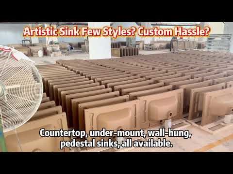 Want unique artistic sink, can't find manufacturer?