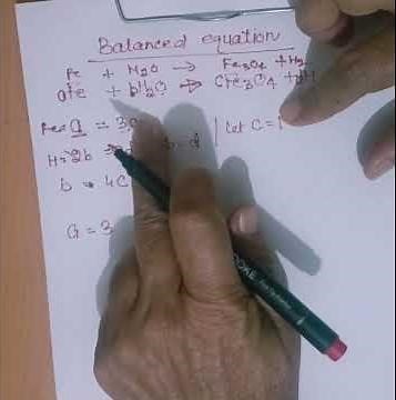 Wonderful way to Balance equation