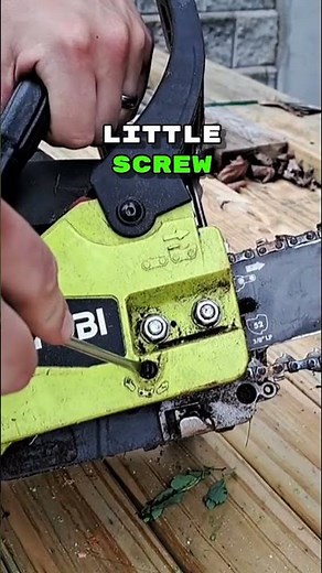 Chainsaw Chain Loose? Try This Simple Fix!