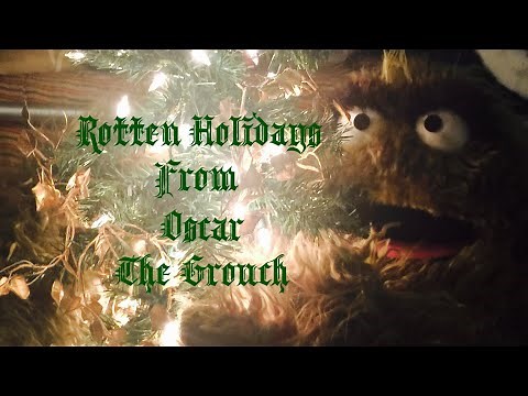 I Hate Christmas sung by Oscar The Grouch