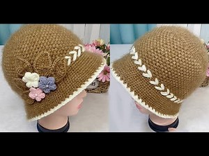 Easy Crochet Bucket Hat | Simple, Elegant & Beginner Friendly