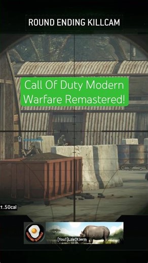 Call Of Duty Modern Warfare Remastered! .50 Cal Gameplay! #cod4 #shorts #modernwarfareremastered
