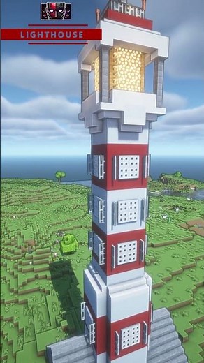 Minecraft: Build a Cozy Lighthouse | House Idea 🏡