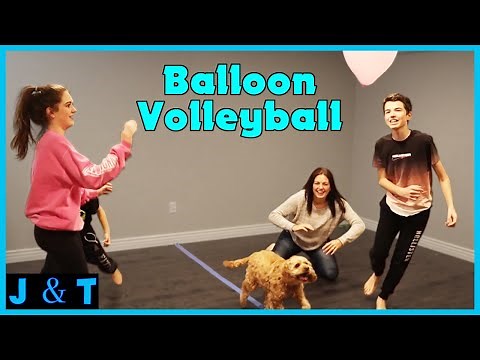 Balloon Volleyball Challenge I Jake and Ty
