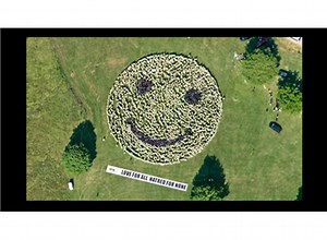 Largest Human Smiley Face