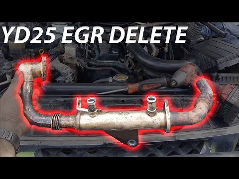 YD25 EGR Delete Nissan Navara D40,D22,R51
