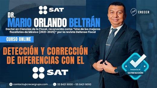 DETECCIÓN Y CORRECCIÓN DE DIFERENCIAS SAT DIRIGIDO POR EL DR. MARIO BELTRÁN JUNIO 2025