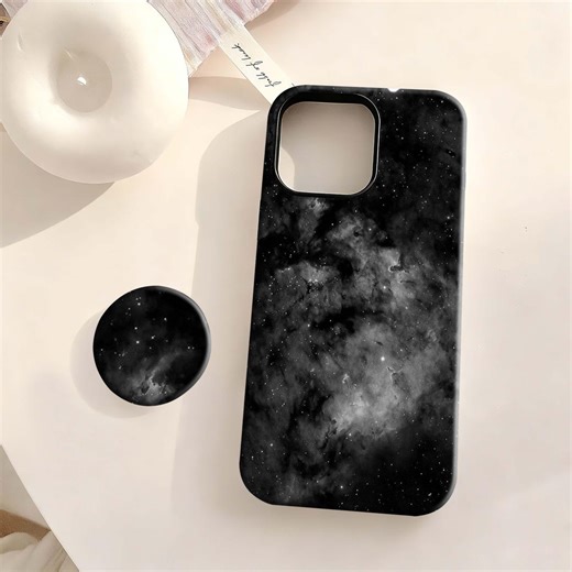 Black & White Starry Sky Pattern Case - Mystical Space Protector, iPhone 17 16 15 14 13 12 Plus Pro Max,samsung S25 S24 S23 S22 Plus Ultra - Etsy