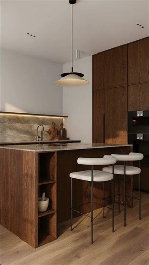 Dark Oak & Walnut Kitchens #woodenkitchen #kitchenstyle #kitcheninspo #kitchenideas #kitchendesigns