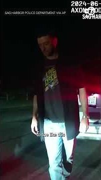 Police video of Justin Timberlake's 2024 drunken driving arrest in the Hamptons released