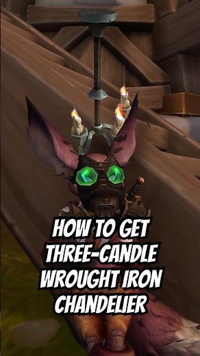 Quest: "Decor Treasure Hunt" How to get Three-Candle Wrought Iron Chandelier | WOW Housing - Shorts
