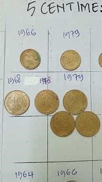 WOW!COIN 5 , 10,20 Centimes, and Francs – Exploring Classic coins #coins #francecoin#worldcoins