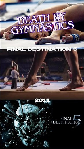 Final Destination 5 - death by gymnastics😲 #horror #horrormovies #scary #movieclips #shorts
