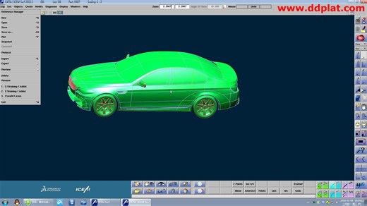 ICEMsurf曲面建模教程——整体介绍01