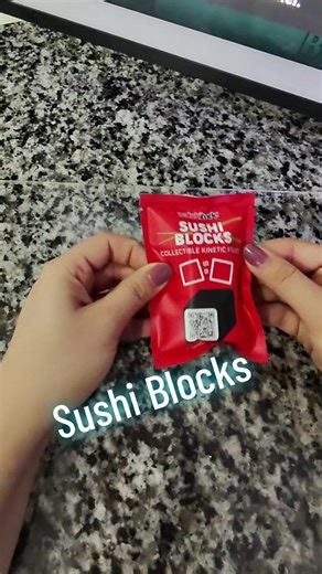 Sushi blocks for the fidget lovers #fidgets #sushiblocks