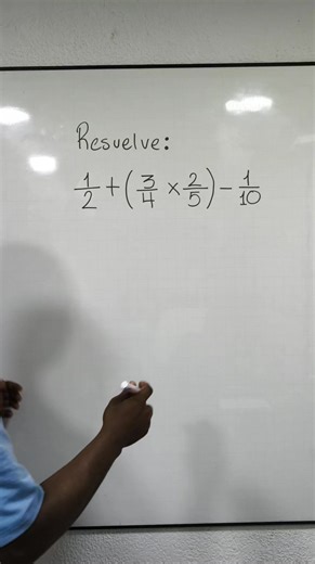 Aprende a resolver operaciones con fracciones paso a paso #fracciones #math #operacionesconfracciones #matematicas #matematicasdivertidas | Matematica paso a paso