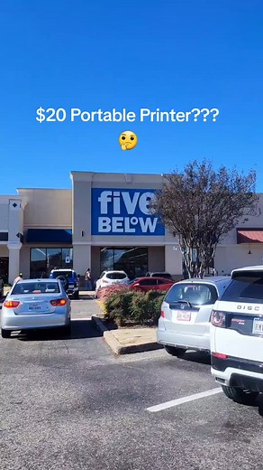$20 Mini Portable Printer from 5 Below - Worth It? Review and Test