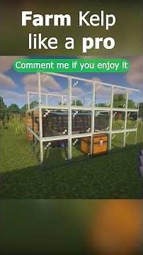 Minecraft Kelp Farm Tutorial (Easy & Fast)🌱