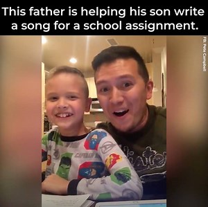 310K views · 1.8K reactions | He may not wear a cape, but dads like this are heroes for going the extra mile on homework. #video Credit: https://goo.gl/tGE3Ca | I Love My Family | Facebook