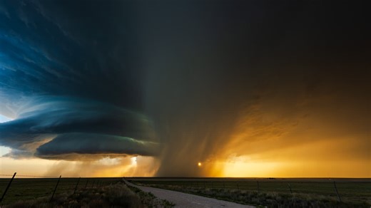 Epic storm clouds gathering across a dark sky showing intense weather change and climate power | Premium Stock Video Footage