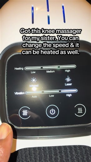 Adjustable Knee Massager with Heat Function