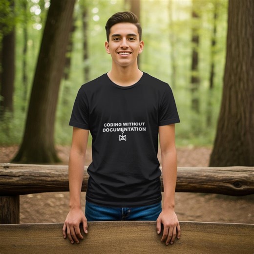 Coding Without Documentation / Programmer Shirt / Developer Tee / Software Engineer Gift / Geek Apparel