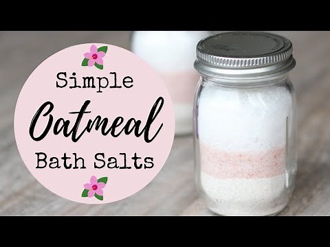 Simple Oatmeal Bath Salts