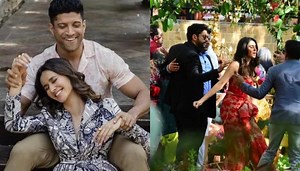 Newly-Married, Farhan Akhtar And Shibani Dandekar Groove Together At Their Christian Wedding [Video]