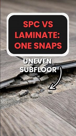 Why SPC Flooring Breaks on Uneven Subfloors | SPC vs Laminate