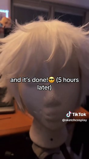 Styling a Gojo Wig: Crimping, Straightening, Spiking, and Styling Bangs