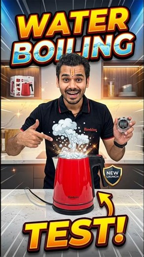 Hawkins Electric Kettle Water Boiling Test | How Fast Does It Boil? 😱 Honest Review