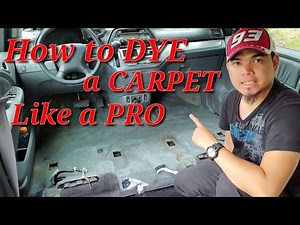 Ep21 How to dye a carpet like a PRO | Rit Dye | DIY project | 2nd Car | Honda Odyssey