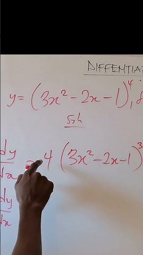 Calculus : differentiation using chain Rule #maths