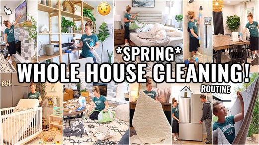WHOLE HOUSE *SPRING* CLEAN WITH ME!