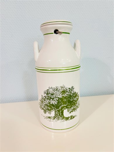 Vintage Portuguese Ceramic Piggy Bank, Alcobaça Pottery, Green Oak Tree - Etsy