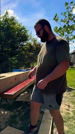Making a Double Flitch Beam #shorts #steel #construction #woodworking #diy #howto #carpentry