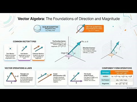 Vector Algebra: Building of Space Explained | Class 12 Vectors | Board Exam & CSIR NET