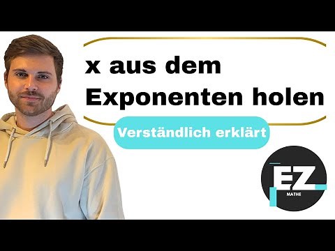 Extracting x from the exponent, solving x in the exponent, logarithm | Explained clearly