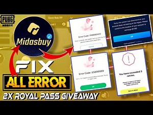 How To Solved All Problems Midasbuy | How To Purchased Uc Through Easypaisa & Jazzcash in 2024l