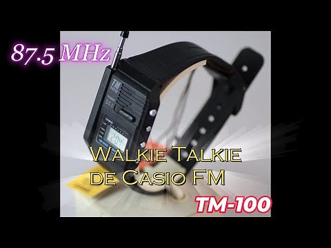 Casio TM-100, el reloj Transmisor FM