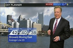 Rain showers are ending this morning and temperatures will be falling through the day. WPXI Kevin Benson will tell you when it will be cold enough for snow -- on Channel 11 Morning News. MORE WEATHER: http://on.wpxi.com/2iad7NN | WPXI-TV Pittsburgh