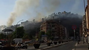 Large wildfire in Rome surprises residents, sparks evacuations