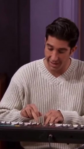 Ross Geller auf dem Keyboard: Ein musikalisches Abenteuer